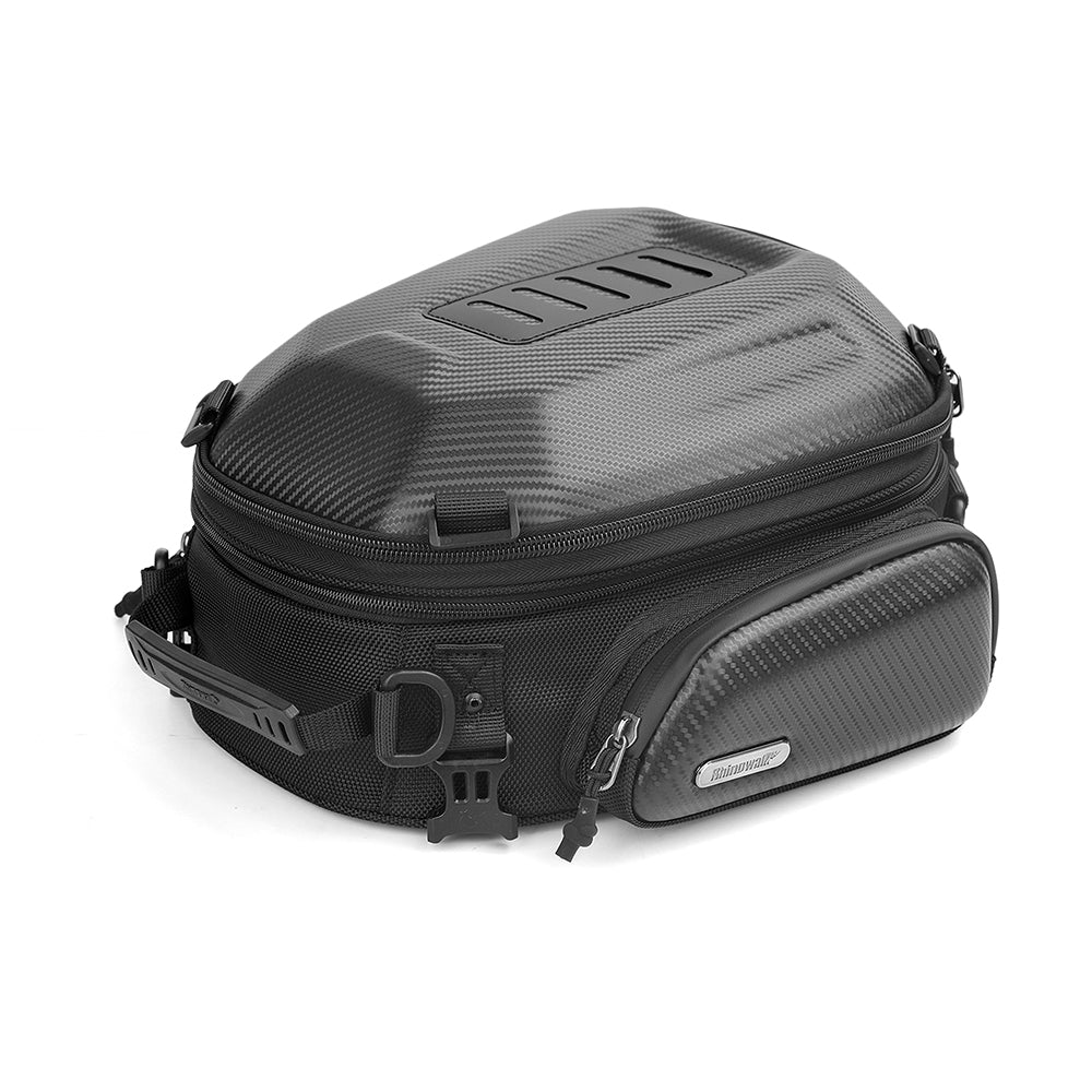 RHINOWALK MTR4001 Expandable Motorcycle Hard Shell Tail Bag Motocross Trunk Tail Bag RHINOWALK MTR4001 Expandable Motorcycle Hard Shell Tail Bag Motocross Trunk Tail Bag